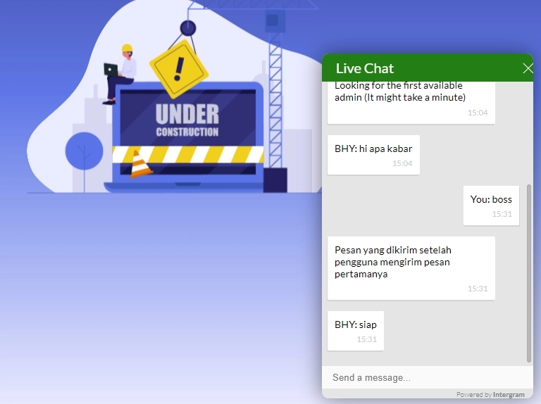 Tutorial Cara Buat Menampilkan Live Chat Telegram